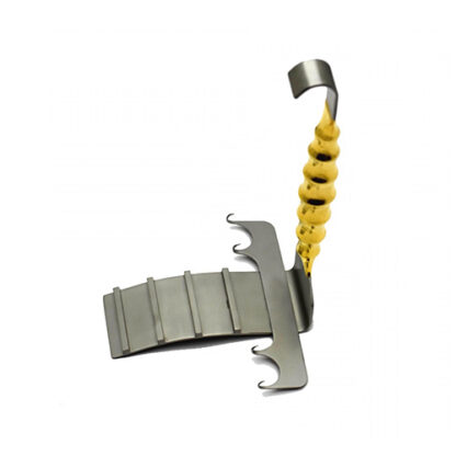 Saldanha Abdominoplasty Retractor with Fiber Optic & Suction