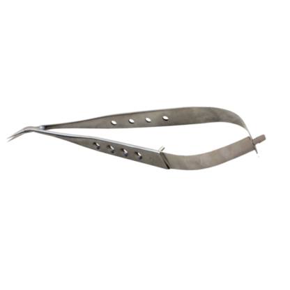Potts Yasargil Micro Scissors Angled Blade, 18.5cm