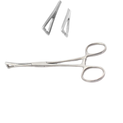 Pennington Clamp, Serrated, Triangular Tip