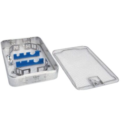 Sterilisation Basket With Fixation For LipoSurg, 360x250x60mm
